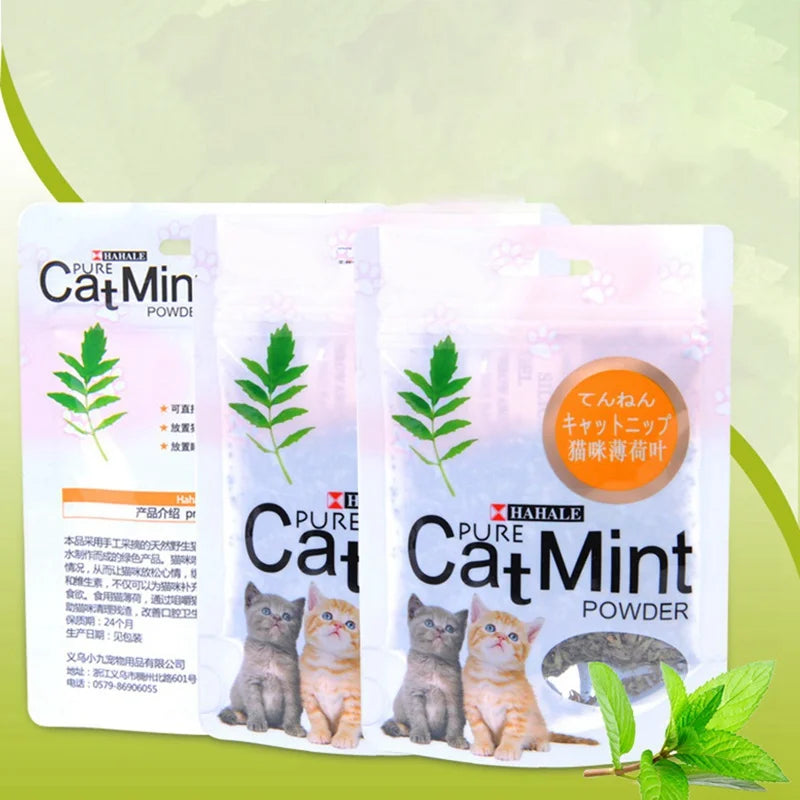 5g/Pack Pet Supplies Menthol Flavor Funny Cat Toys New Organic Natural Premium Catnip Cattle Grass Pet Products
