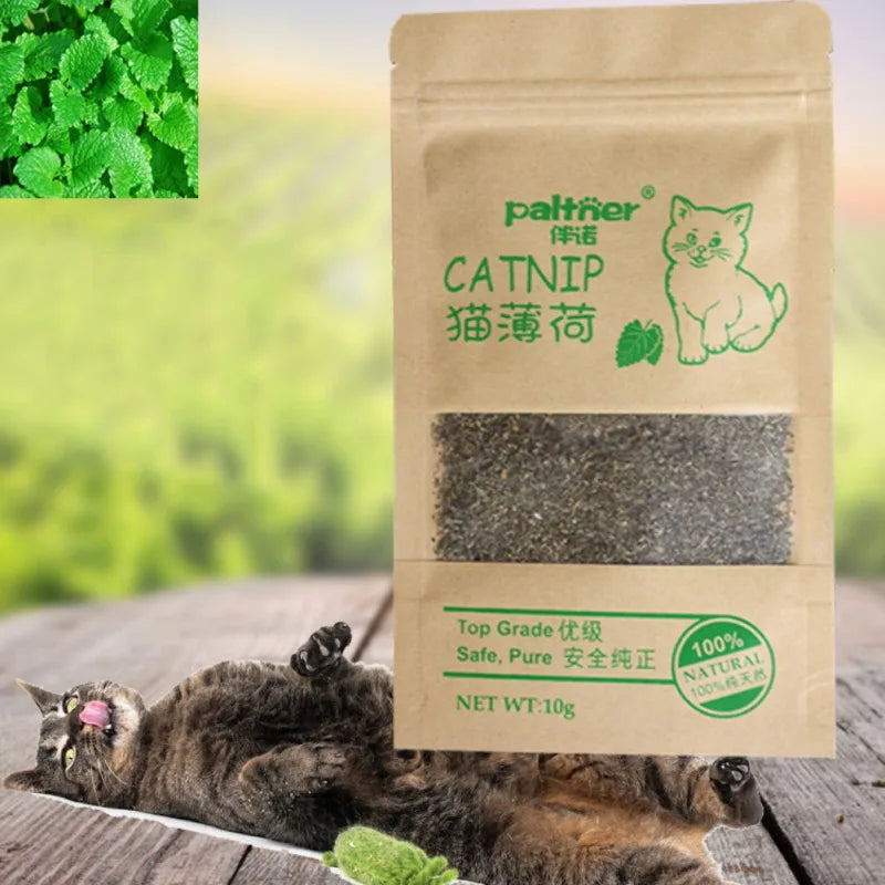 Simply Catnip Natural Organic Premium Catnip 40g/bag Catmint Menthol Flavor High Potency Cat Removal Hair Stimulants Plant